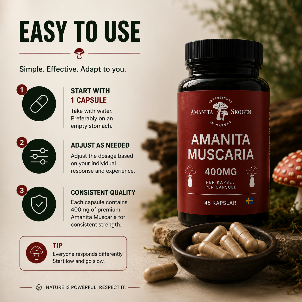 Amanita Muscaria - 400mg